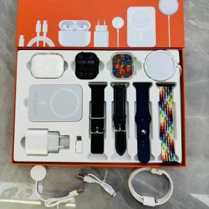 Smart Watch Combo – 4-in-1 Power, Style & Convenience